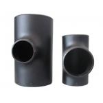 Black Finish Stainless Steel Pipe Tee Quenching Heat Treatment for sale