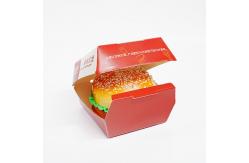 China Factory Customized Eco-friendly Burger Box Disposable Fast Food Takeaway Packaging Box supplier