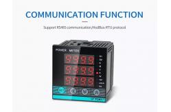 China RS485 Multifunction Power Meter 2 Loop Programmable Alarm LED Display supplier