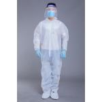 Waterproof Hooded Disposable Coverall With Elastic Cuff for sale
