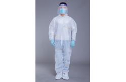 China Waterproof Hooded Elastic Cuff SMS disposable protective gowns supplier