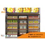 Eco - Friendly Wood Gondola Shelving Wooden Shop Shelving Customized Color for sale