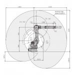 KAWASAKI Small Payload 6 Axis Industry Robot RS030N For Packing Assembly