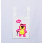 Customizable Plastic Printed Vest Carrier Bags Support 8 - 15kg Load Capacity