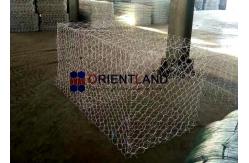 China River Bank Construct Wire Stone Baskets , Commercial Gabion Wire Mesh Panels supplier