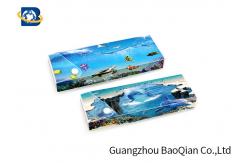 China Customized PET 3D Lenticular Ruler Stationery , Lenticular Printing Service supplier