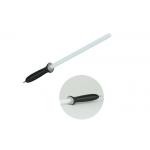 Professional Ceramic Knife Sharpener Rods , Honing Knife Sharpener With Easy Hold Handle
