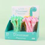 Unique Design Cartoon Crocodile Dinosaur Silicone Gel Pens for Kids for sale