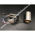 Brass Hot Runner Spring Coil Heater With Dual Heating Element With Stainless Steel Cover for sale