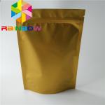 Poly k Mylar Plastic Pouches Packaging Aluminum Foil Stand Up Zipper Bag For Snack for sale