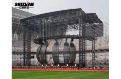 China LED Ball Long Span Truss Structure Heavy Duty Ceiling Lighting Truss supplier