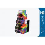 Tabletop PDQ Cardboard Display Boxes Plat Packed For Supermarket , Free Sample for sale