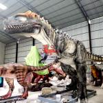 Theme park Animatronic Realistic Dinosaur Allosaurus Outdoor for sale