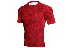 China Men Custom Rash Guard Easy Cleaning Unique Design Logo Imprintable supplier