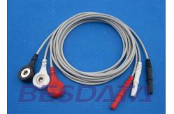 China Safety ECG Cables And Leadwires For  / Datascope / Spacelab supplier