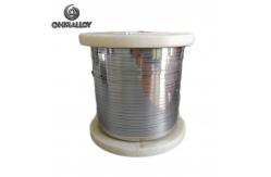 China Ni80Cr20 Nichrome Flat Wire Heating Element For Industrial Furnaces And Resistors supplier