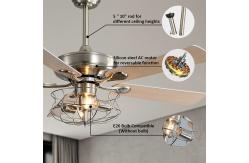 China 2000 Lumen Crystal Ceiling Light Fan With Remote supplier