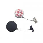 Retractable Round Display Anti Theft Pull Box White Black Anti Lost Recoiler for sale
