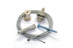 China Air Suspension Kit With Cable Gripper Wire Rope Clamp Stainless Steel Wire Rope supplier