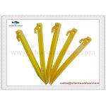 China Hot sales Plastic tent peg stakes set card insertion pack outdoor ABS camping nail environmental material manufacturer