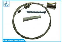 China Custom Made Cable Suspension Kit / Led Panel Light Suspension Kit Brass + Steel supplier