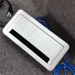 Custom Plastic USB 3.0 Desktop Power Socket US Standard For Residential