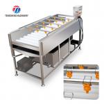 2.5KW Vegetable Parallel Roller Cleaning Machine High Pressure Spray Fruit Washing Machine for sale
