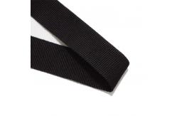 China 3.5cm Black Elastic Webbing High Tenacity Woven Polyester Elastic Band supplier