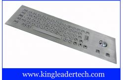 China Vandal Proof Stainless Steel Industrial Computer Keyboard With 64 Keys supplier
