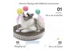 China Pet Toys Interactive Pet Chew Eva And Plush Squeaky Balls For Cats supplier