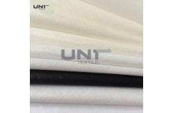 China Casual Shirt Polyester Interlining Fabric With Flat Coating HDPE supplier