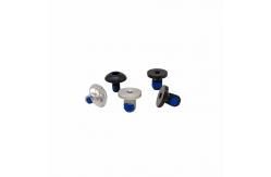 China Customization Of Hexagonal Adhesive Screws 316L Stainless Steel With Blue Adhesive Bolts supplier