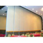 Function Hall Decorative Acoustic Room Dividers / Sliding Operable Wall Panel