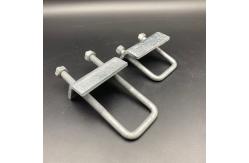 China Cast Iron Square Shape 3/8'' U Bolt Beam Clamps supplier