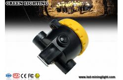 China Portable Compact Design Rechargeable Led Headlamp 117 Lum 4000 Lux Pc Material supplier