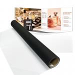 Black Back Backdrop Textiles 100% Polyester Fabric 260gsm For Exhibition and Display