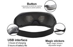 China APP Control Programmable Led Glasses Customizable Patterns USB Charging supplier