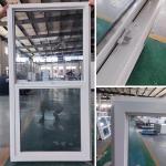 Waterproof Small UPVC Windows & Doors Single Hung For Home