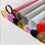 Florist Wrapping Paper Customized Color Plastic Flower Wrap Matte Edge Waterproof for sale