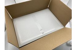 China Embed 100 Pair Copper Indoor Distribution Box With Back Mount Frame supplier