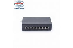 China 1U  8 Port CAT6 STP Rack Mount Patch Panel With Shielded supplier