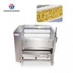 Carrot Brush Commercial Electric Potato Peeler , Sweet Potato Scraper Machine for sale
