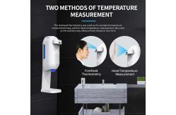 China Intelligent 1.1L Automatic Soap Dispensers With Forehead Thermometer supplier