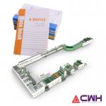 Cold Glue Bound Notebook Production Line Book Back Tape Binding for sale