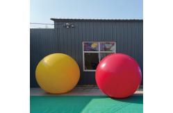 China Large Lighted Sphere Balls Inflatable LED Light Helium Balloon for Advertising Parade supplier