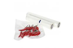 China Heat Seal 8X20' Embossed Vacuum Sealer Rolls With Food Saver Machine supplier