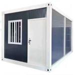 Steel Frame Detachable Container House High Security With Aluminum Sliding Door for sale