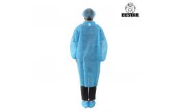 China 35gsm Cleanroom PP Disposable Lab Coat Visitor Gown supplier