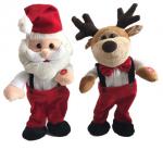 Hot Selling 2023 Wholesale Singing and Dancing Plush  The XMAS Man  for Xmas for sale