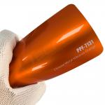 PPF-7131 Chrome Metal Hibiscus Orange Color Paint Protection Film For Car Scratch for sale